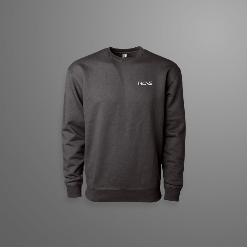 ROVE // 3D CHROME LOGO HEAVY WINTER CREWNECK